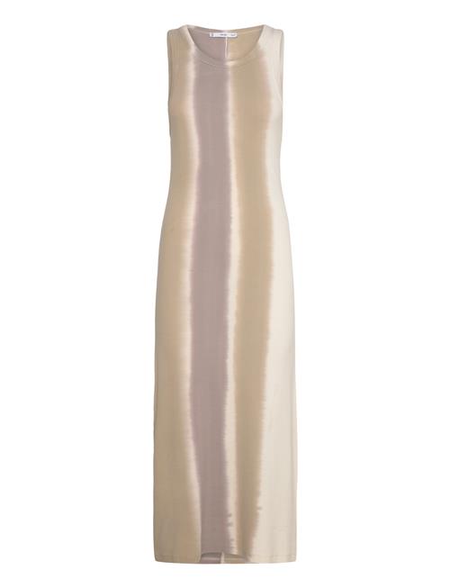 Mango Tie-Dye Ribbed Dress Mango Beige