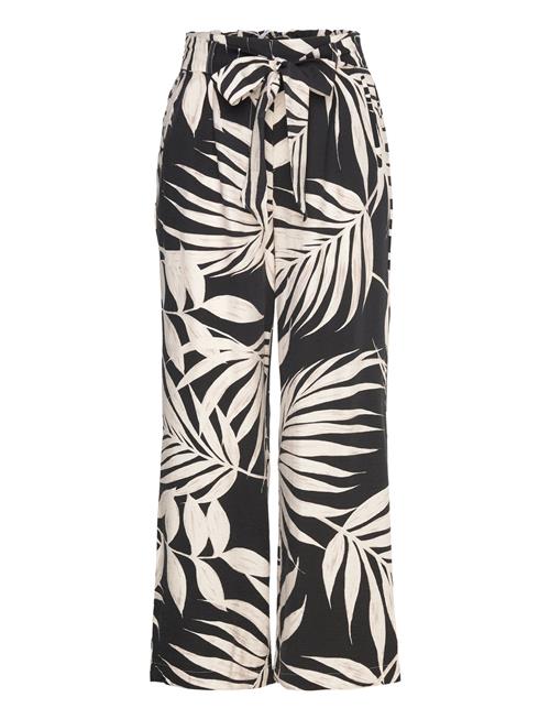 Mango Bow Printed Trouser Mango Black