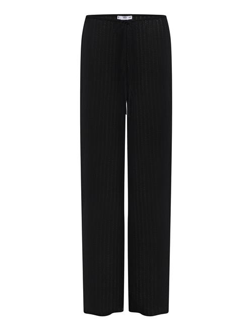 Se Mango Straight Knitted Trousers Mango Black ved Booztlet