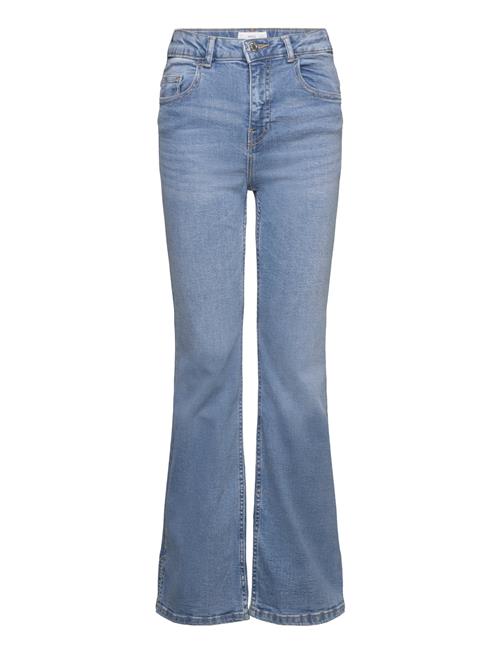 Mango Flared Jeans With Opening Mango Blue