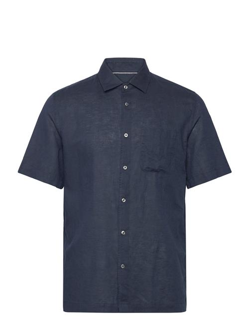 Mango Regular-Fit Linen Shirt With Pocket Mango Navy