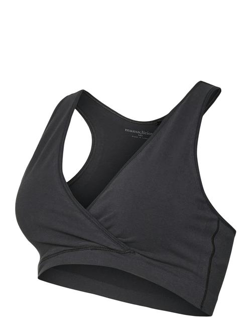 Mamalicious Mlcrossy Cotton Bra 2F Noos Mamalicious Black