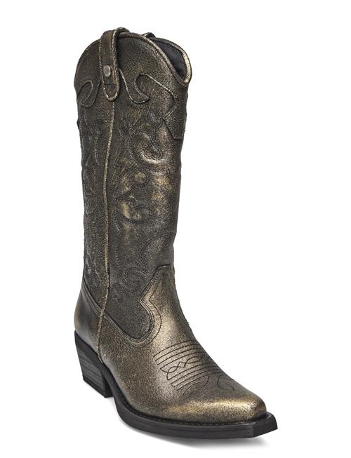 Se Steve Madden Wishley Boot Steve Madden Gold ved Booztlet