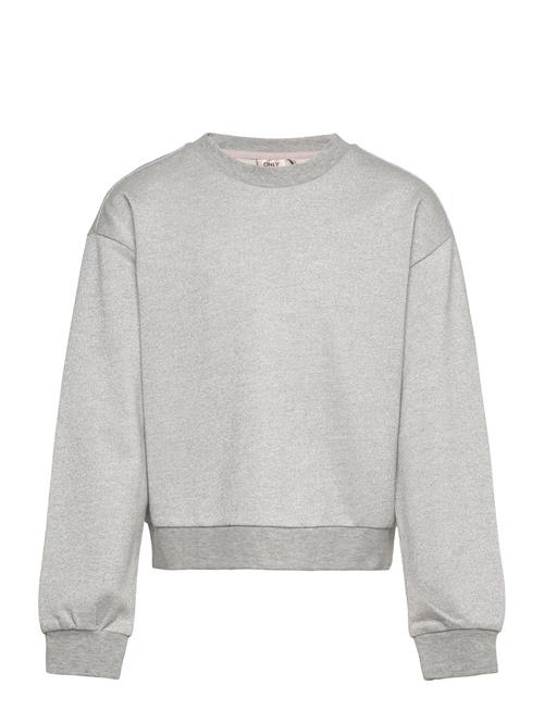 Kids Only Koglaura L/S Short Glitter O-Neck Ub Swt Kids Only Grey