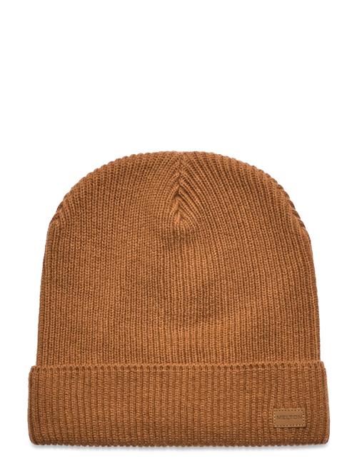 Se Melton Basic Ribbed Beanie Melton Brown ved Booztlet