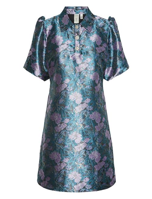 YAS Yaslize Jacquard 2/4 Dress YAS Blue