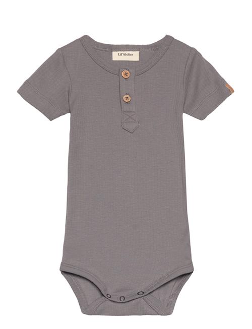 Lil'Atelier Nbmgio Boa Ss Slim Body Lil Lil'Atelier Grey