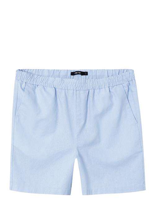 Se LMTD Nlnhill Linen Shorts LMTD Blue ved Booztlet