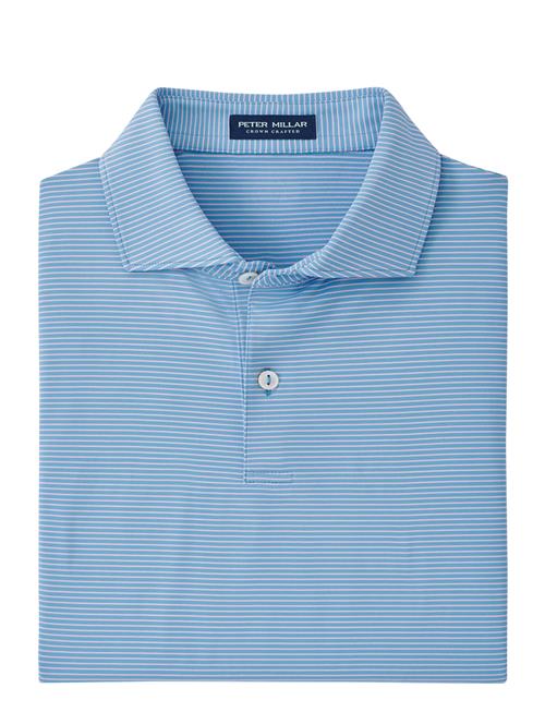 Indigo Perfromance Jersey Polo Peter Millar Blue