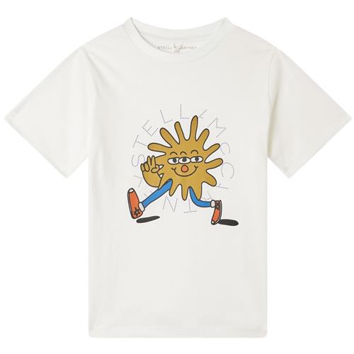 Stella McCartney Kids T-shirt Med Tryk Cremefarvet |  | 6 years