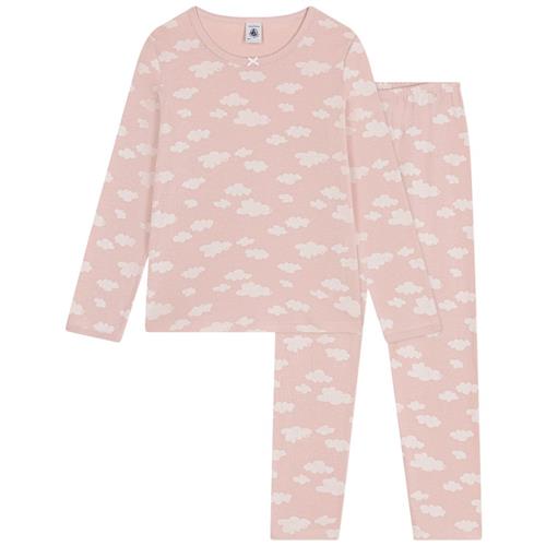 Petit Bateau Mønstret Pyjamas Lyserød | Hvid | 2 years