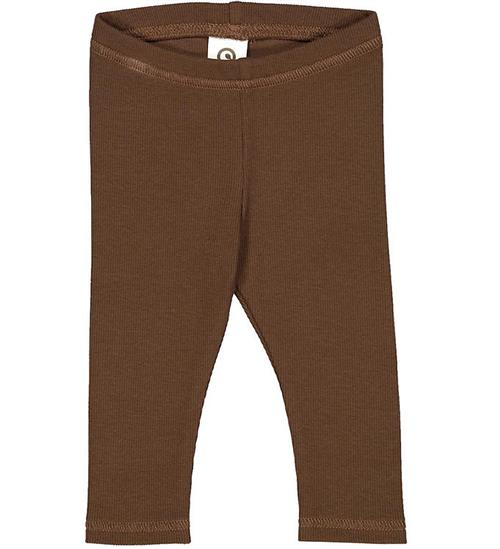 Se MÃ¼sli Leggings - Rib - Cozy Me Plain - Bark ved KidsWorld