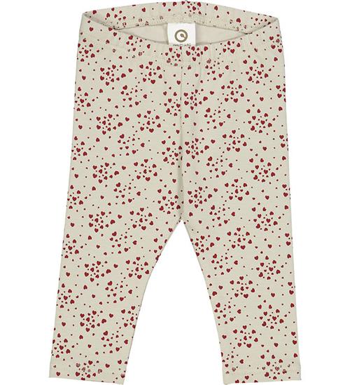 Se MÃ¼sli Leggings - Love - Soft Green/Cabernet ved KidsWorld