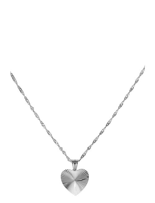 Se By Jolima Sunshine Heart Necklace By Jolima Silver ved Booztlet