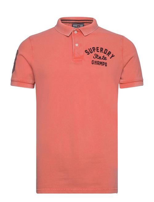 Superdry Applique Classic Fit Polo Superdry Pink