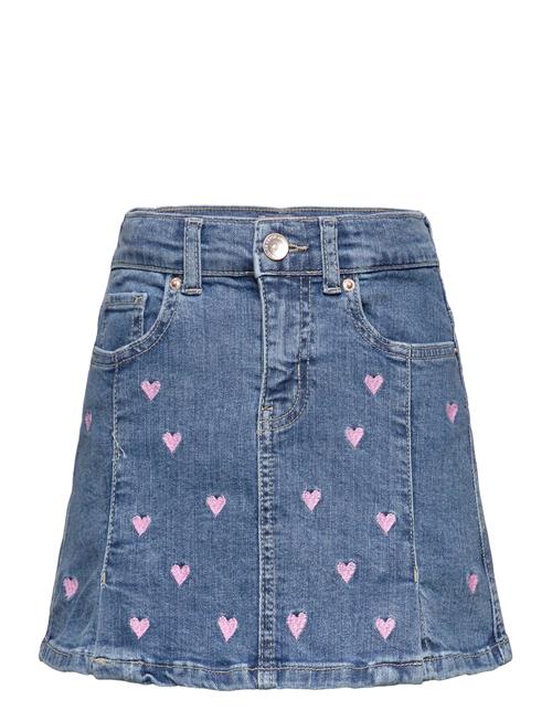 Kids Only Koghoxton Heart Embroidery Dnm Skirt Kids Only Blue