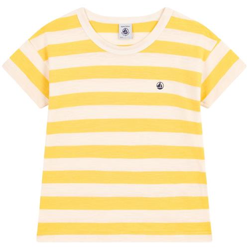 Se Petit Bateau Stribet T-shirt Gul | Gul | 3 years ved Babyshop