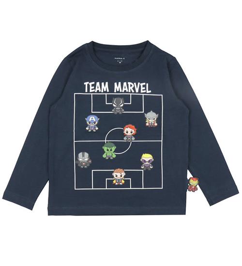 Se Name It Name It Bluse - NmmJes Marvel - Dark Sapphire ved KidsWorld