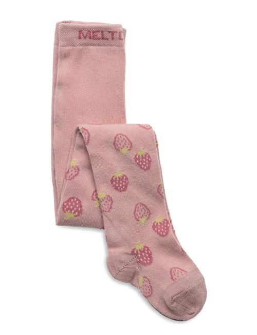 Melton Strawberries Tights Melton Pink