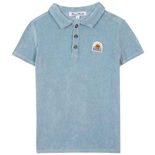 Se Tartine et Chocolat Logo Poloshirt Blå | Blå | 6 years ved Babyshop