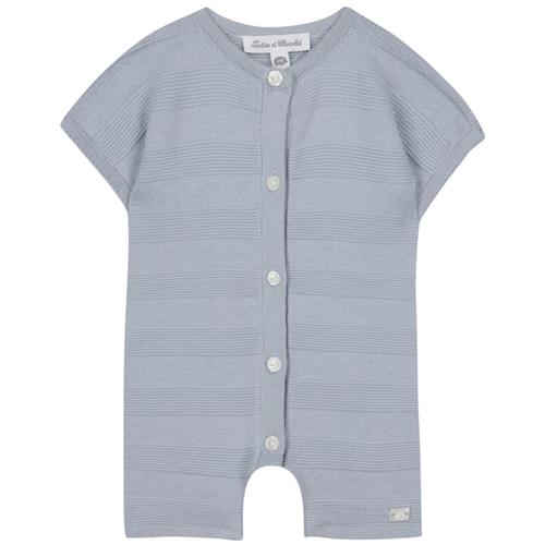 Se Tartine et Chocolat Strikket Romper Blå | Blå | 6 months ved Babyshop