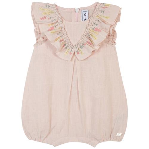 Se Tartine et Chocolat Romper Med Blomsterbroderi Lyserød | Lyserød | 12 months ved Babyshop