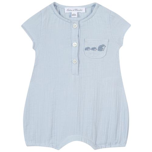 Se Tartine et Chocolat Romper Blå | Blå | 1 months ved Babyshop