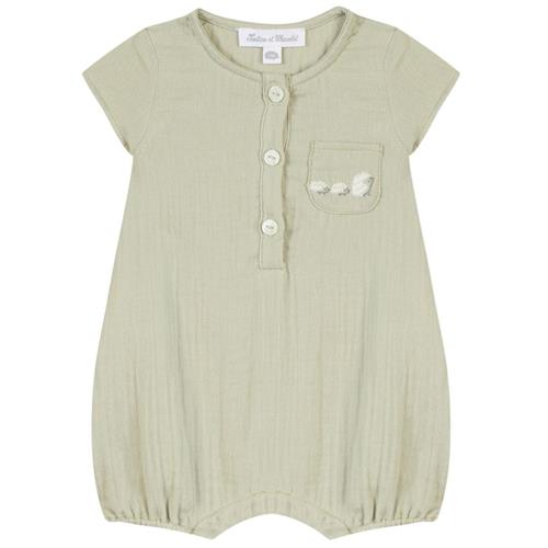 Se Tartine et Chocolat Romper Grøn | Grønn | 12 months ved Babyshop