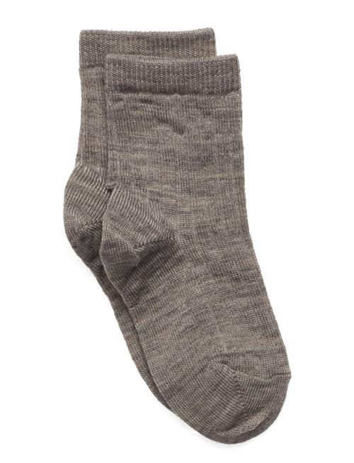 mp Denmark Wool Rib Socks Mp Denmark Brown