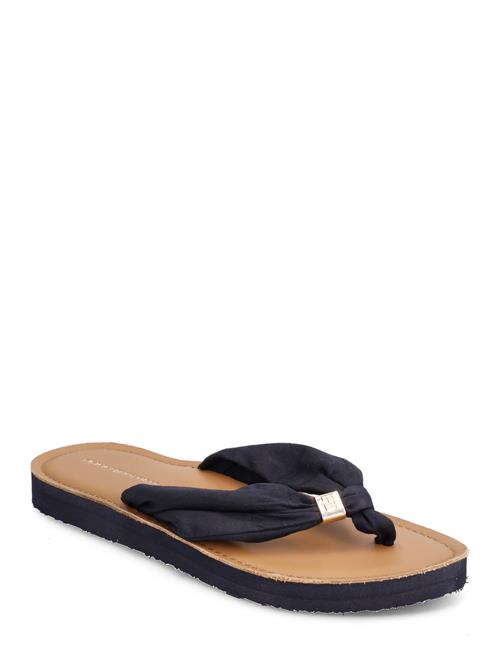 Se Tommy Hilfiger Th Elevated Beach Sandal Tommy Hilfiger Blue ved Booztlet