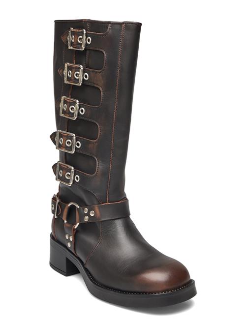 Se Steve Madden Battle Boot Steve Madden Brown ved Booztlet