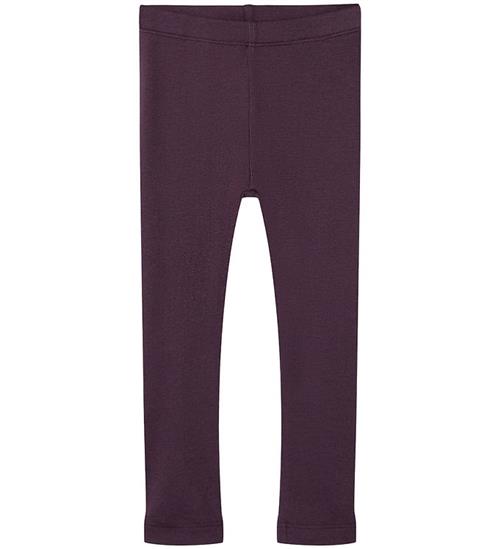 Name It Leggings - Rib - NmfKab - Plum Perfect