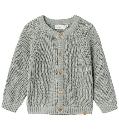 Se Lil Atelier Lil' Atelier Cardigan - Strik - Noos - NmnEmlen - Limestone ved KidsWorld