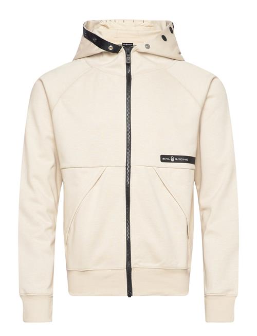 Se Sail Racing Race Bonded Zip Hood Sail Racing Beige ved Booztlet