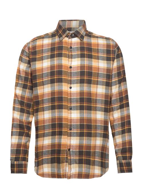 Selected Homme Slhregowen-Flannel Shirt Ls Check Selected Homme Orange