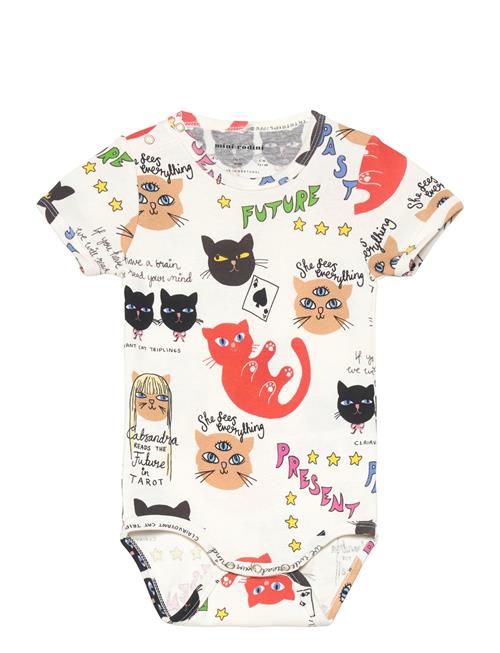 Mini Rodini Clairvoyant Cats Ss Body Mini Rodini Patterned