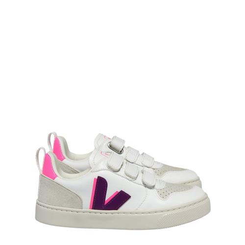 Veja V-10 Sneakere White Magenta Sari | Hvid | 24 EU