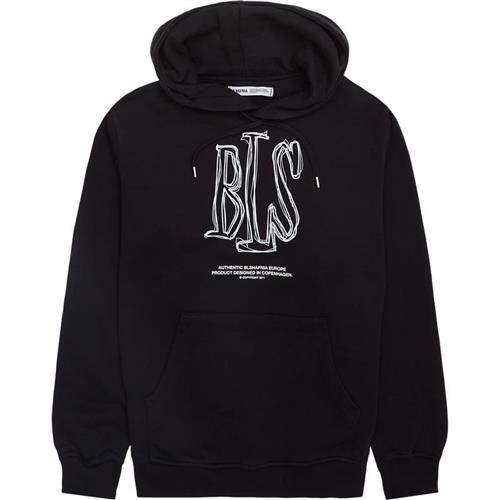 Bls Handwritten Capital Hoodie Sort