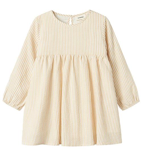 Lil Atelier Lil Atelier Kjole - NmfLino - Coconut Milk/Taos Taupe