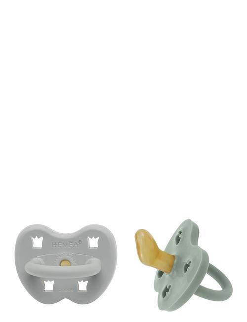 Se HEVEA Two-Pack Orthodontic Pacifier 3-36 Months HEVEA Patterned ved Booztlet