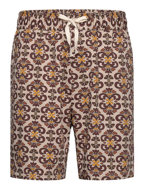 Les Deux Hendrix Aop Shorts Les Deux Beige