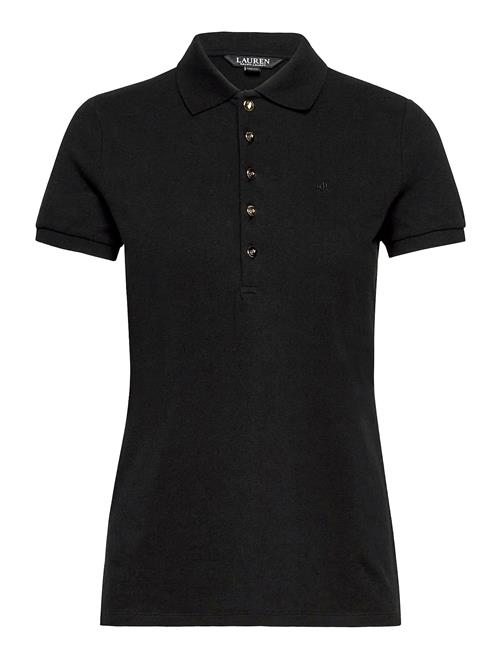 Lauren Ralph Lauren Athleisure Pique-Ss Polo Lauren Ralph Lauren Black