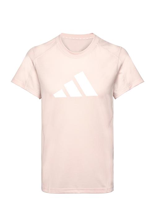 Se adidas Performance Tr-Es Logo T Adidas Performance Pink ved Booztlet