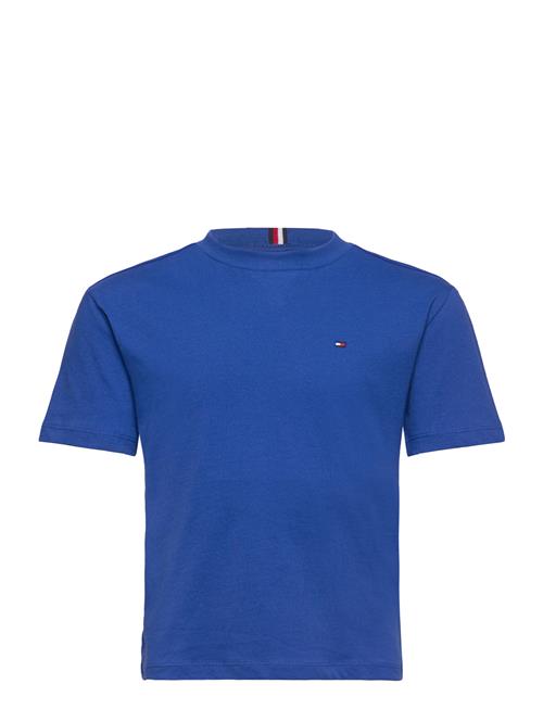 Se Tommy Hilfiger Essential Tee Ss Tommy Hilfiger Blue ved Booztlet