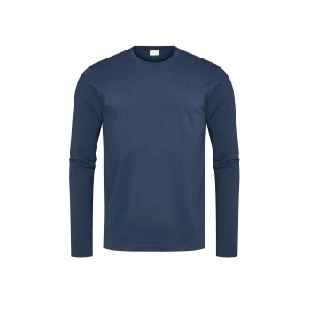 Se Mey Relax Long Sleeves Mørkblå bomuld Large Herre ved Timarco