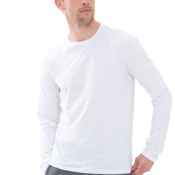 Se Mey Relax Long Sleeves Hvid bomuld 6XL Herre ved Timarco