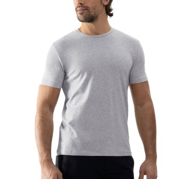 Se Mey Relax T-Shirt Gråmelerad bomuld Small Herre ved Timarco