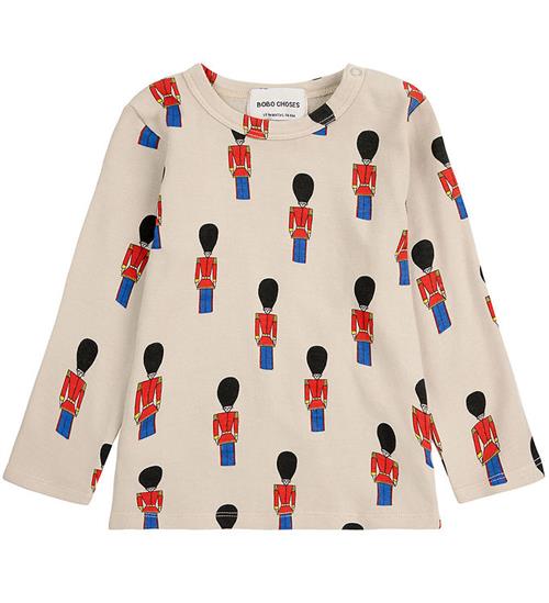 Se Bobo Choses Bluse - Little Tin Soldiers - Off White ved KidsWorld