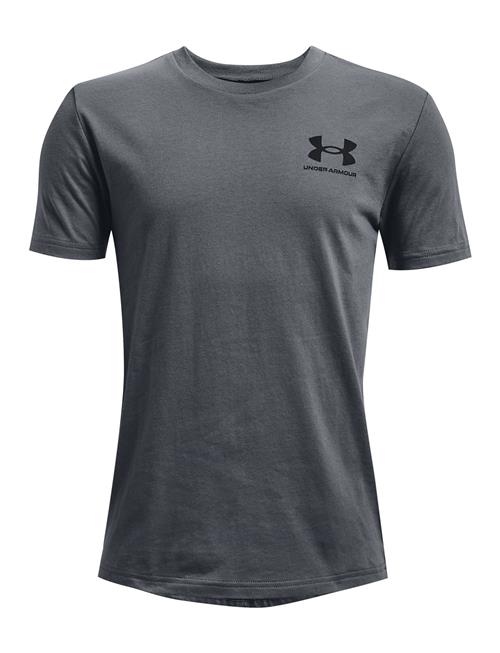 Se Under Armour Ua B Sportstyle Left Chest Ss Under Armour Grey ved Booztlet