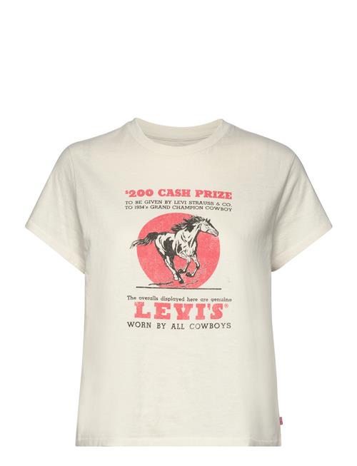 Se LEVI´S Women Graphic Classic Tee Cash Prize LEVI´S Women Cream ved Booztlet